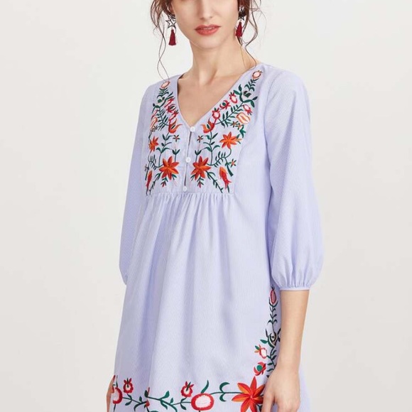 SHEIN embroidered woman’s dress - Picture 11 of 13